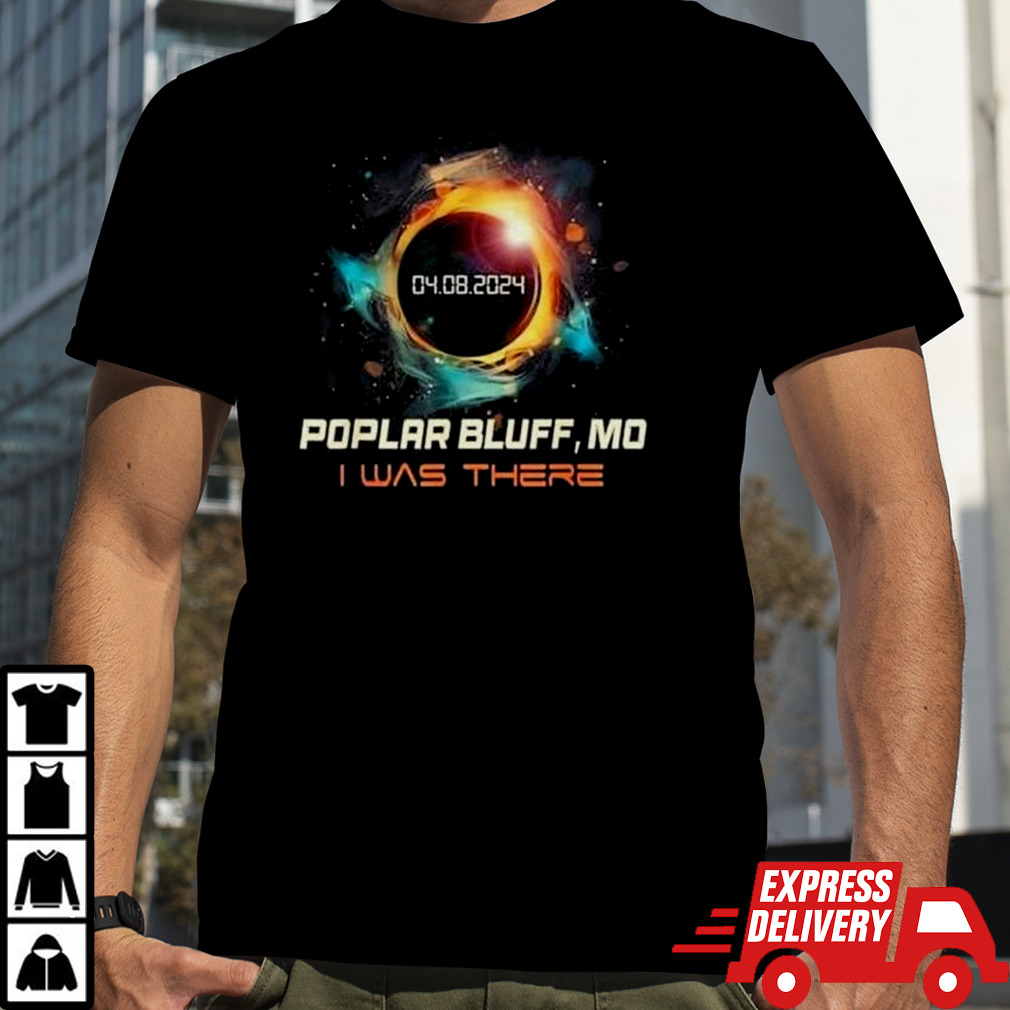 Colorful Total Solar Eclipse Poplar Bluff Missouri Shirt