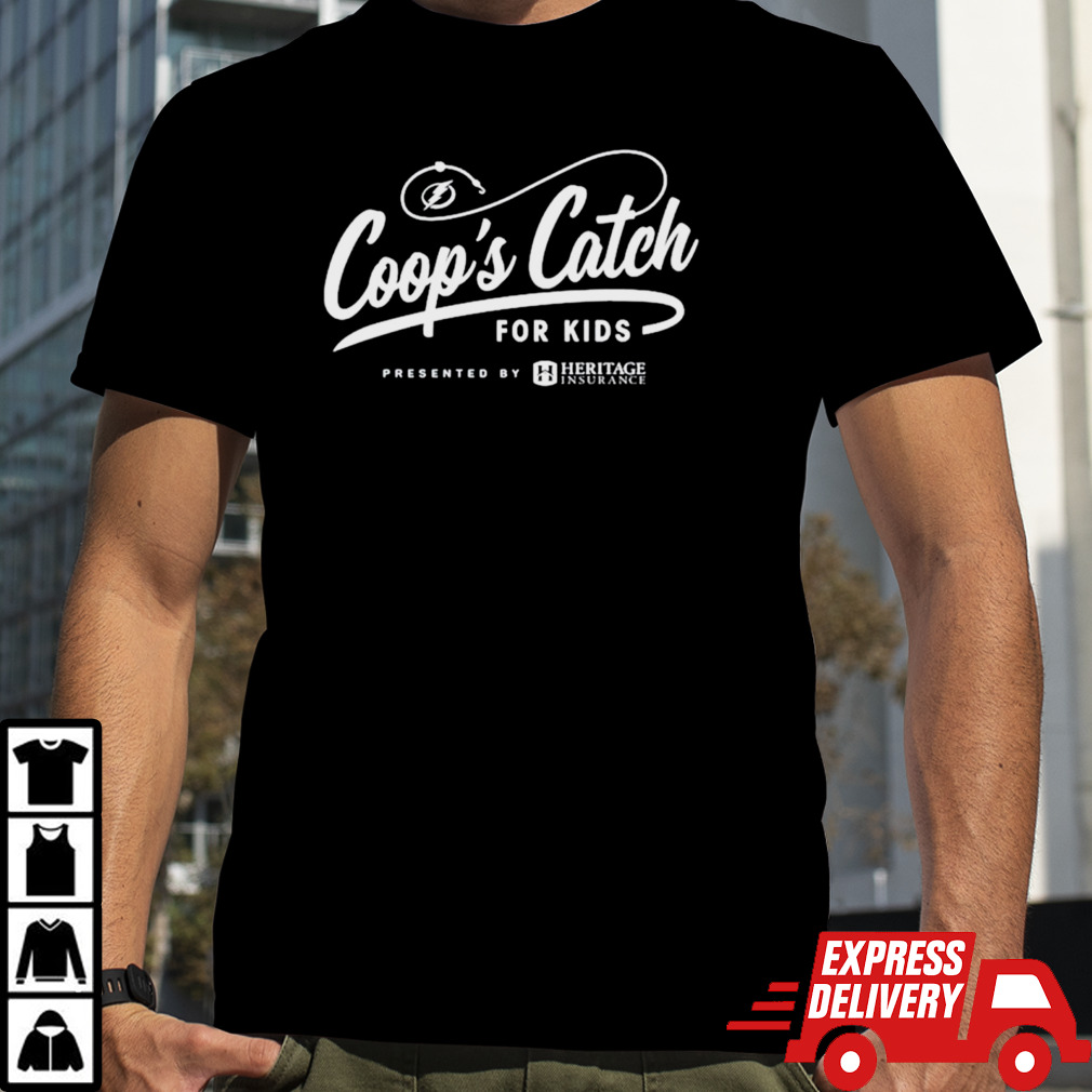 Coop’s Catch for Kids Tampa Bay Lightning t shirt