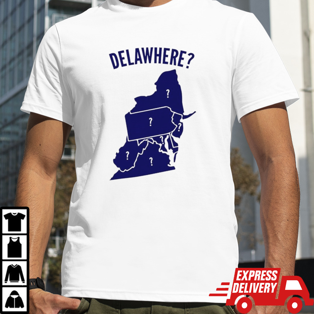 Delawhere map shirt