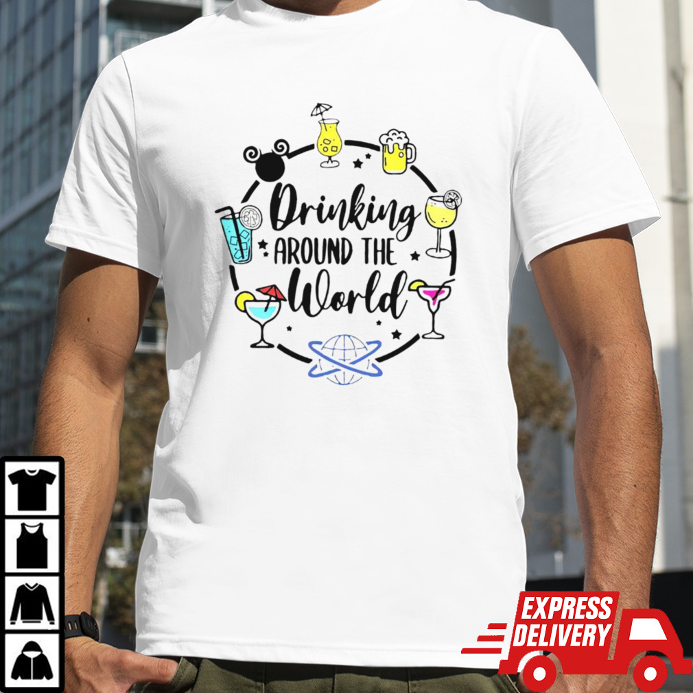 Drinking around the world epcot shirt