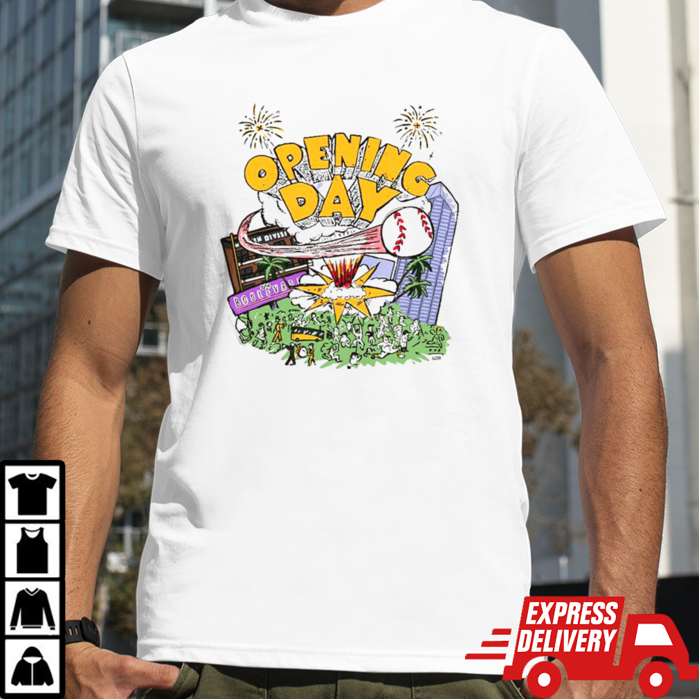 Opening Day Madness San Diego Baseball Chaos T-shirt