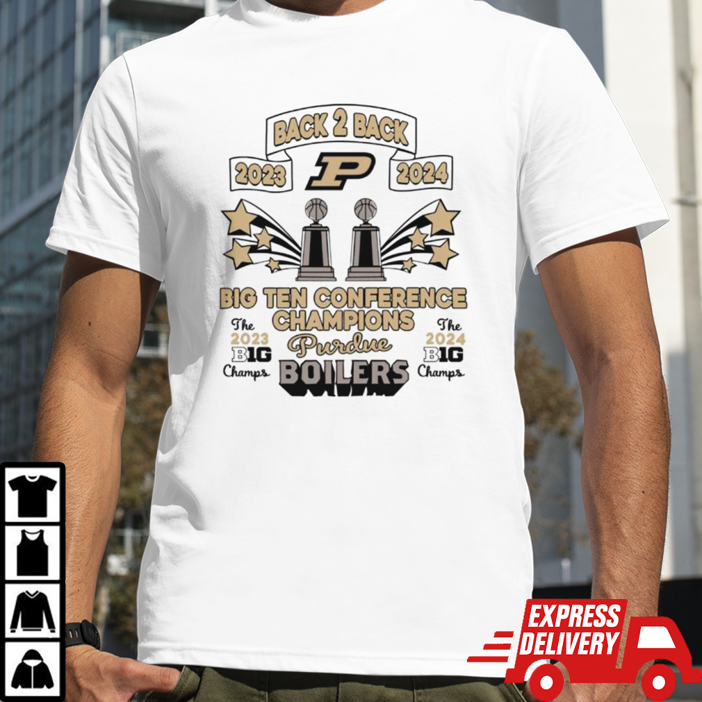 Purdue Boilermakers Big Ten Champs Back To Back shirt