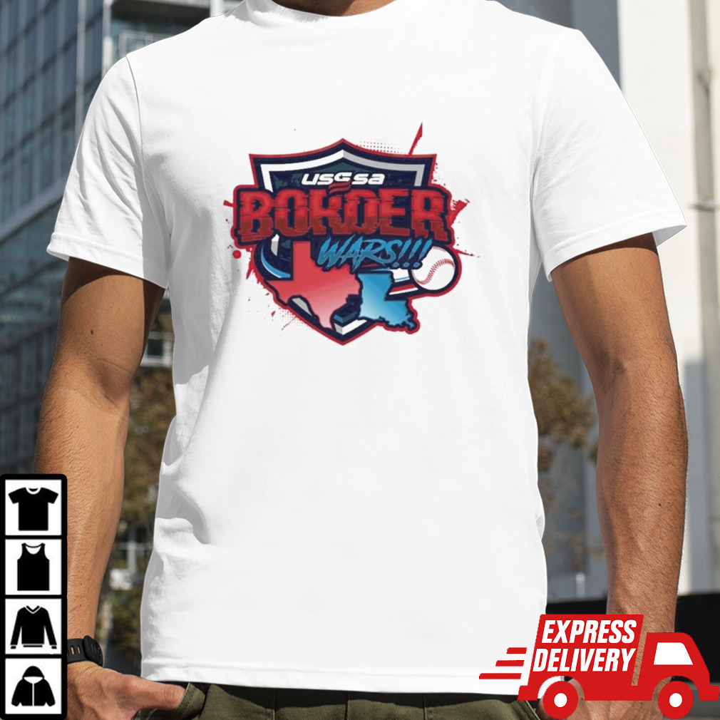 Usssa Texas Baseball Border Wars 2024 Logo T-Shirts