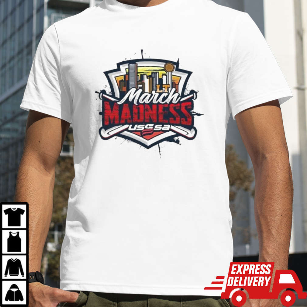 Usssa Texas Fastpitch Brownsville March Madness 2024 Logo T-Shirt