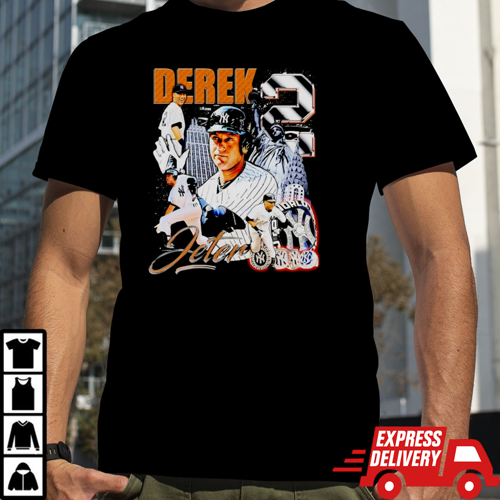 Derek Jeter New York Yankees baseball graphic poster shirt