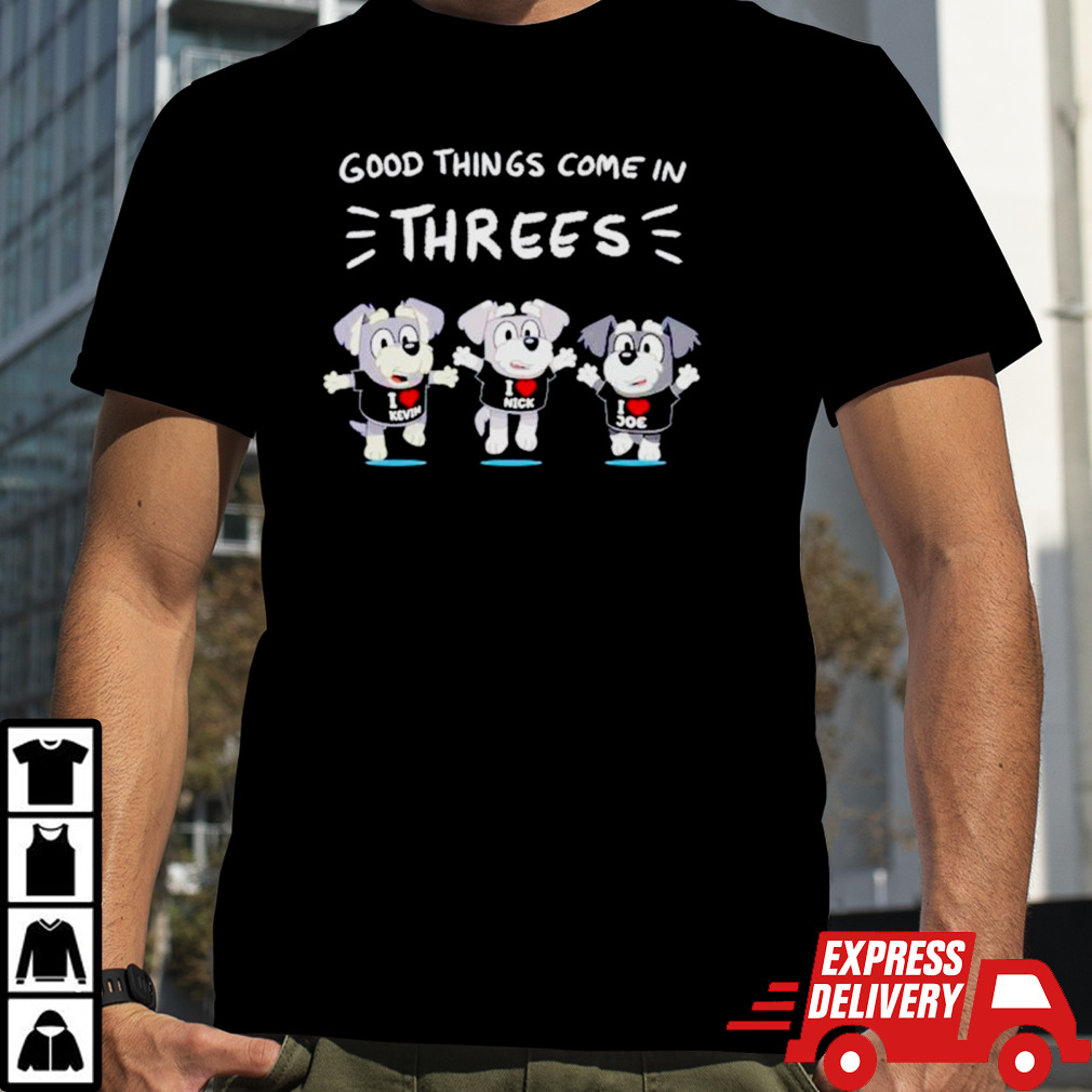 Dog good things time threes shirt