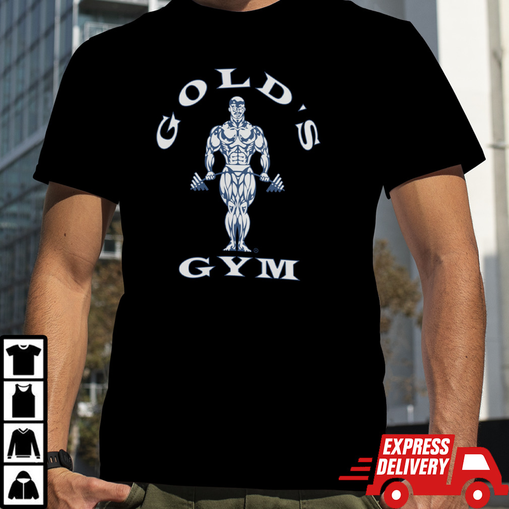 Faded Black Golds Gym 90′ vintage shirt