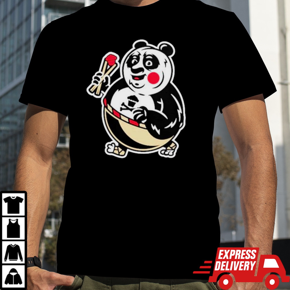 Fighting panda funny shirt