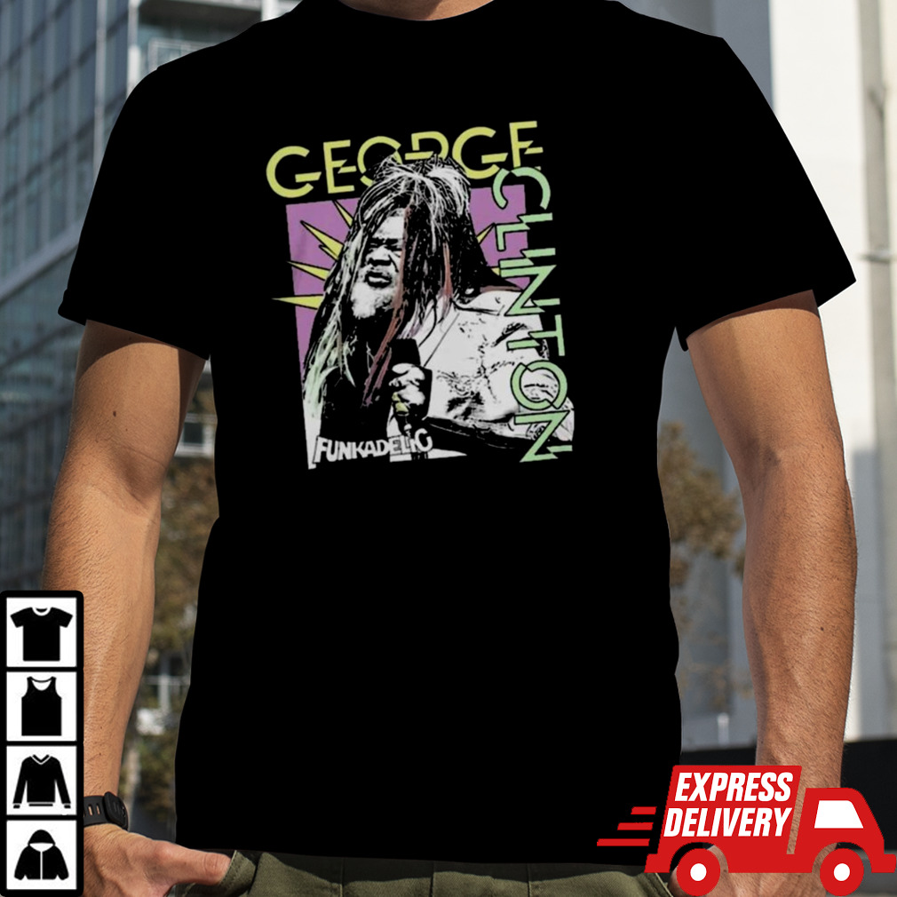 George Clinton Parliament Funkadelic Merch Funkadelic Comic Burst T-Shirt