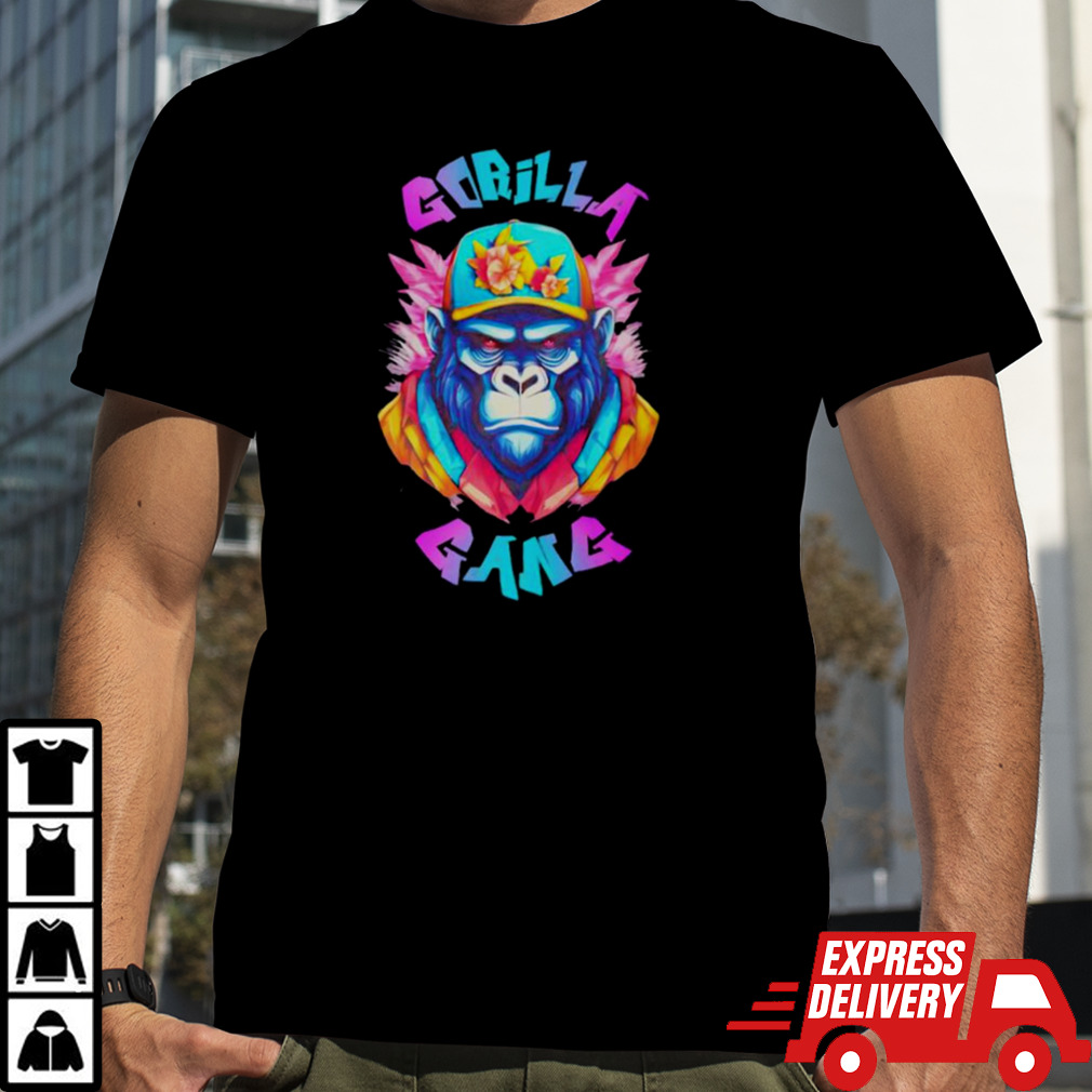 Gorilla gang graphic T shirt