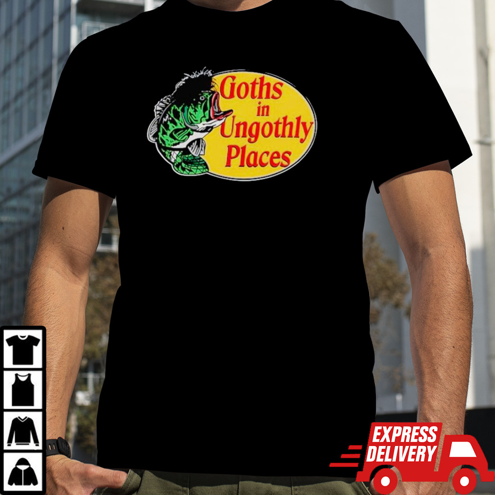 Goths in gothly places Robert Smish Colour shirt