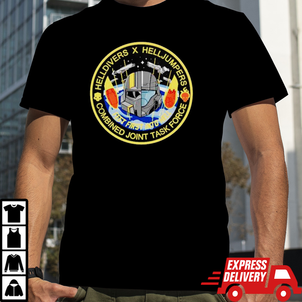 Helldivers x Helljumpers combined joint task force shirt