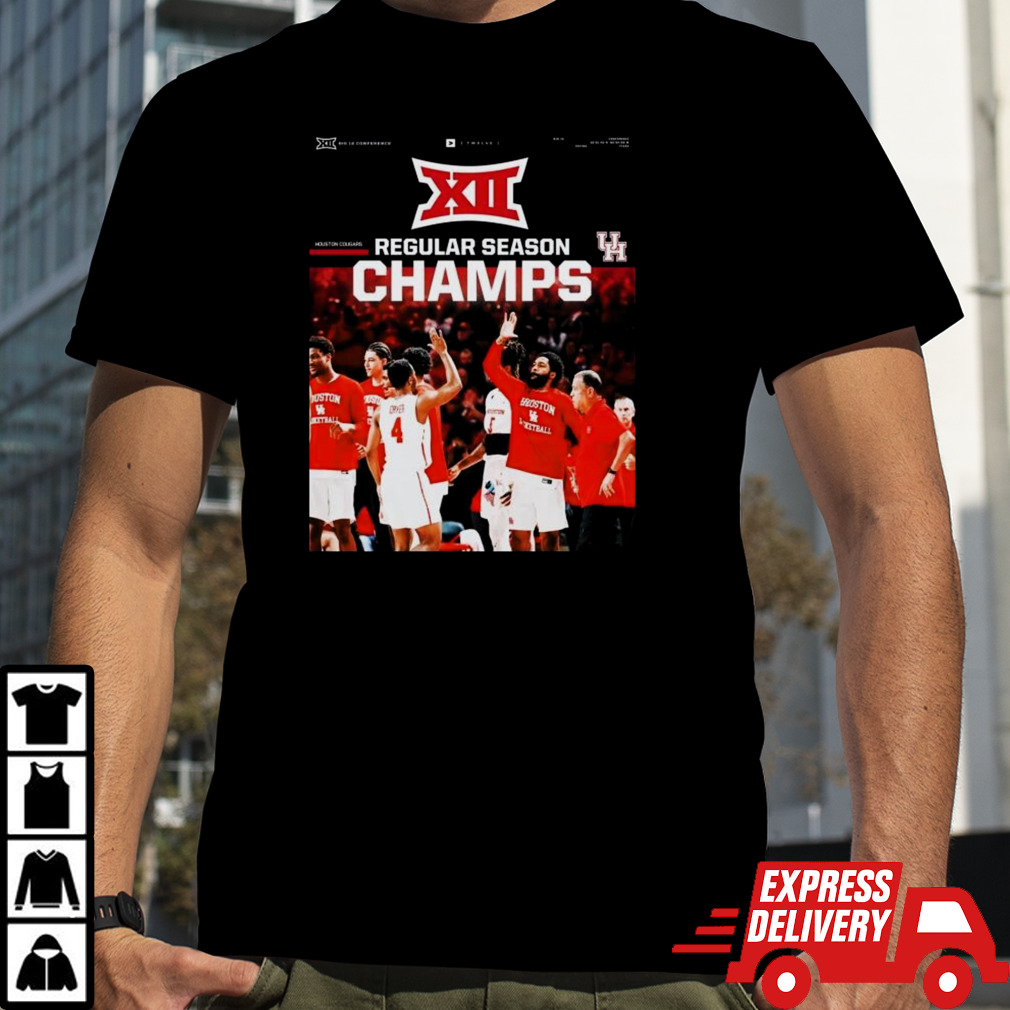 Houston Cougar Has Clinched 2023-24 Big 12 Men’s Basketball Regular Season Champions Shirt