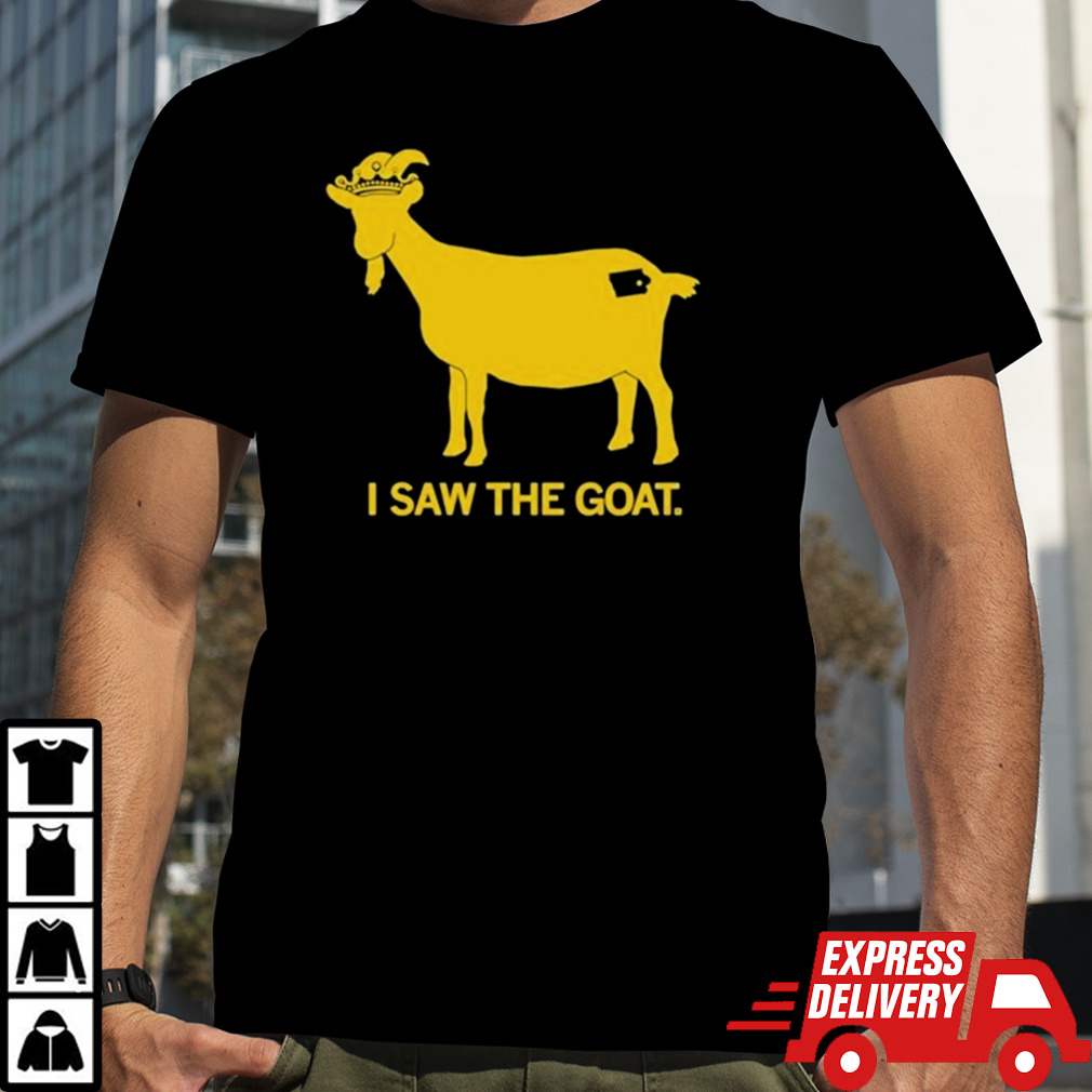 I Saw The Goat Caitlin Clark Shirt