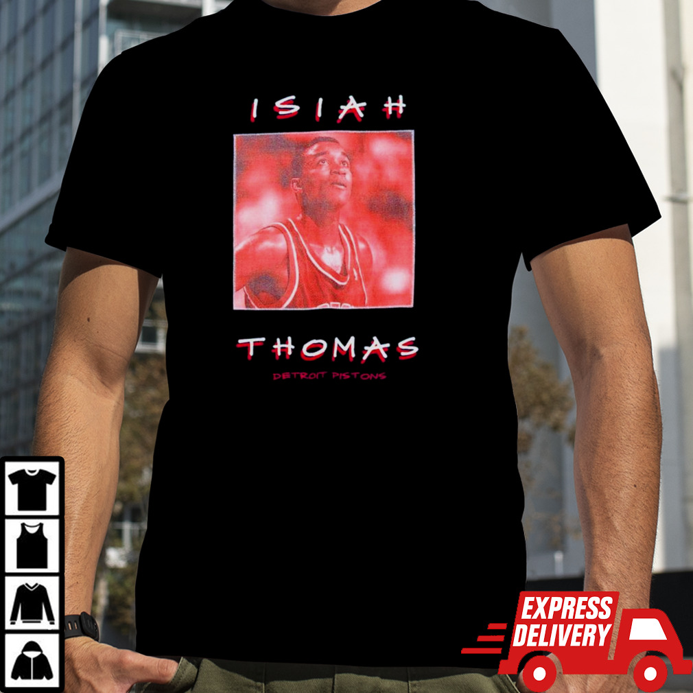 Isaiah Thomas Detroit Pistons vintage logo shirt