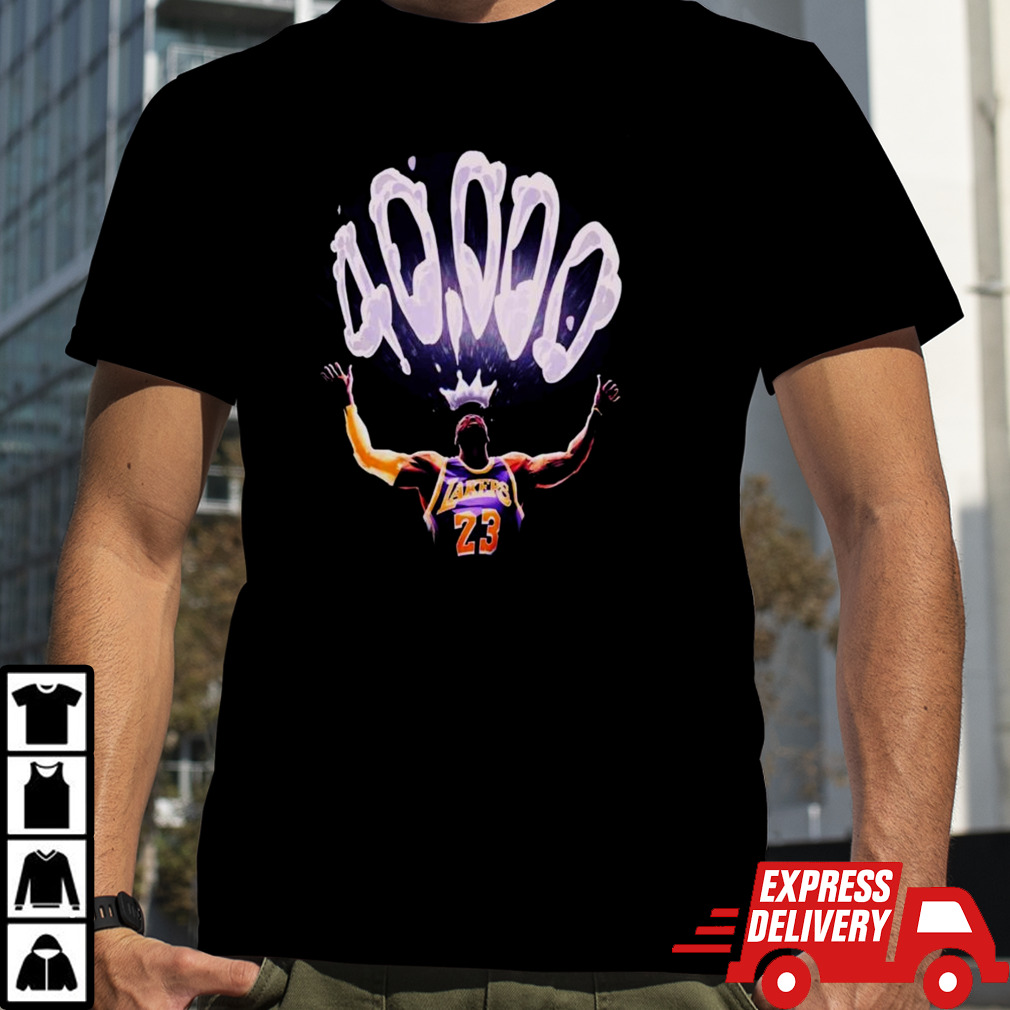 James LeBron King Of NBA Achieve 40k Point T-shirt