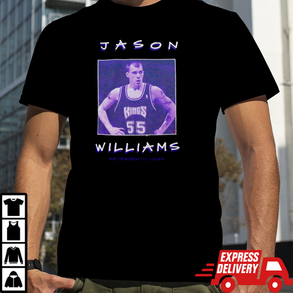 Jason Williams Sacramento Kings vintage logo shirt