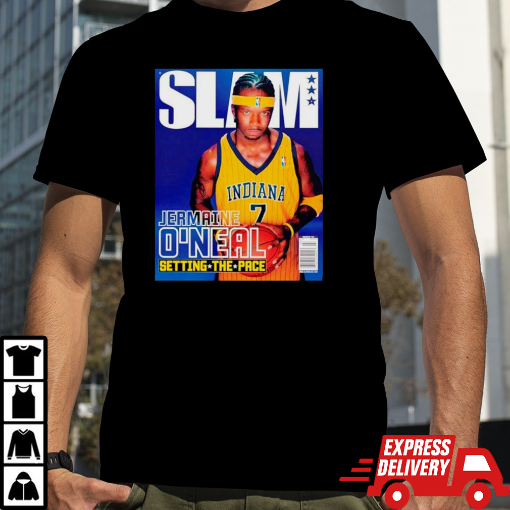 Jermaine O’Neal Indiana Pacers SLAM shirt