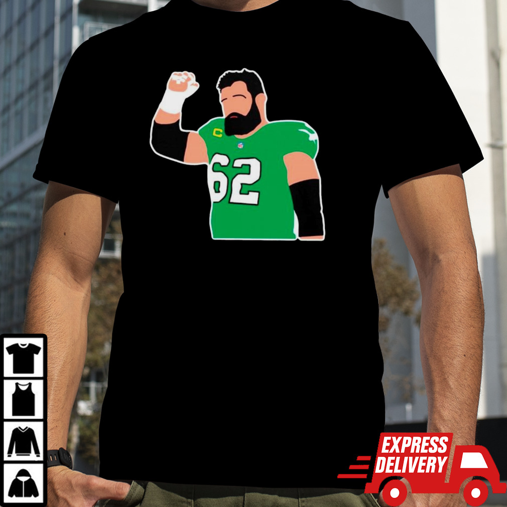 Kelce 62 Philadelphia Eagles football player shirt