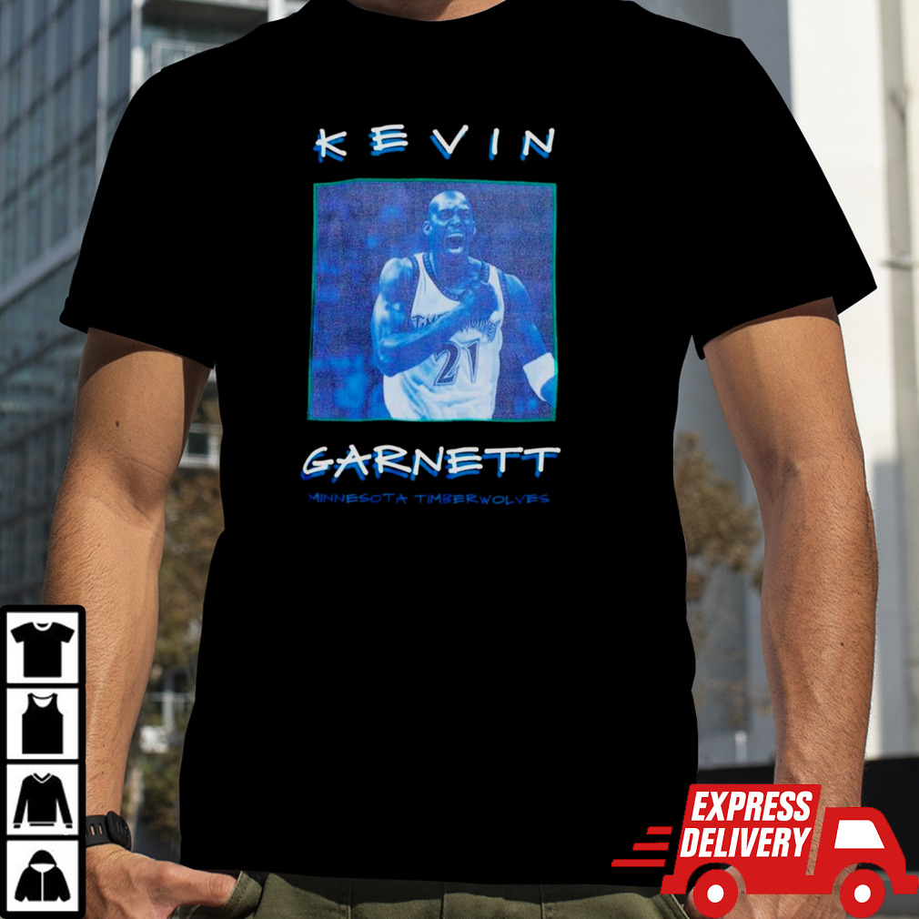 Kevin Garnett Minnesota Timberwolves vintage logo shirt