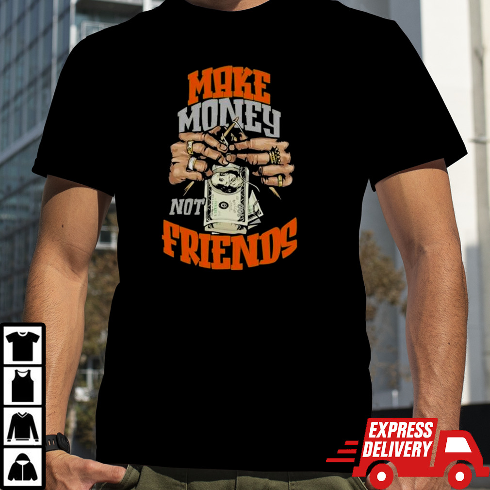 Make Money Not Friends Money Knitting vector shirt