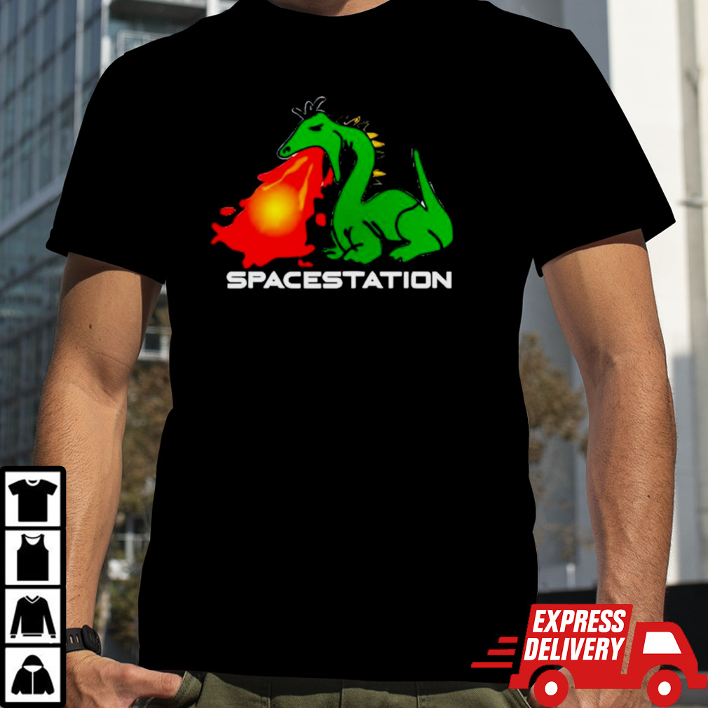 dragon spacestation shirt