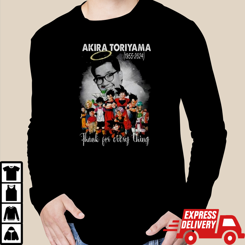 Akira Toriyama 1955-2024 Thank For Everything Signature Shirt