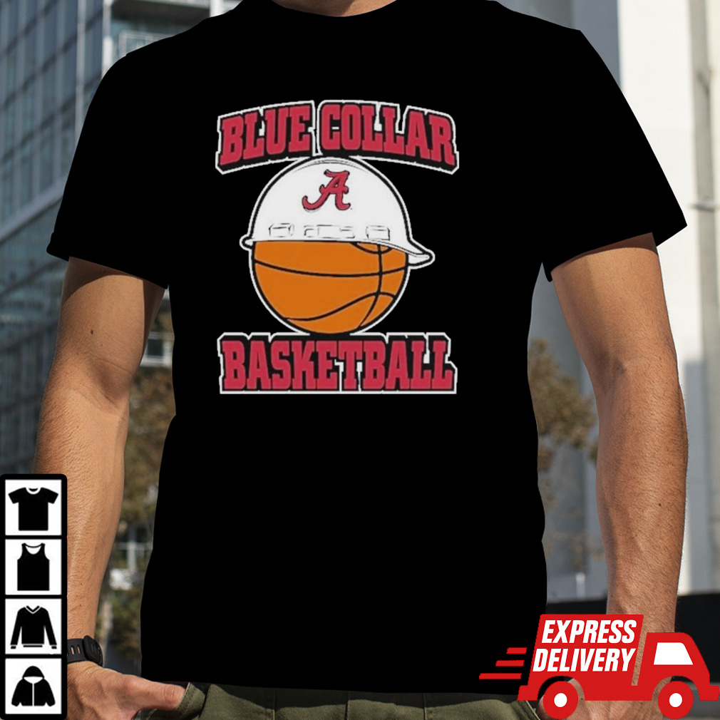 Alabama Crimson Tide Blue 84 Blue Collar Basketball T Shirt