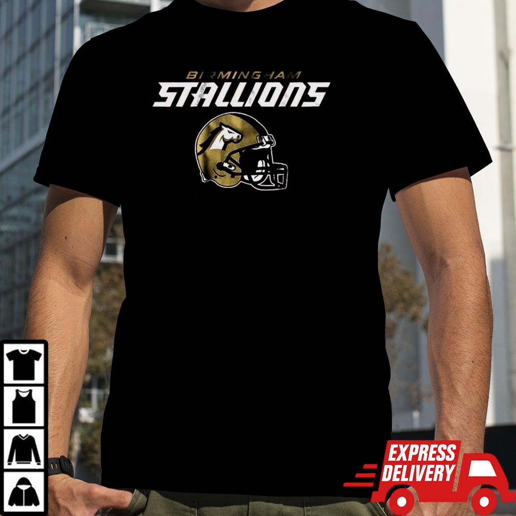 Birmingham Stallions Ufl Vintage Helmet 2024 T-shirt