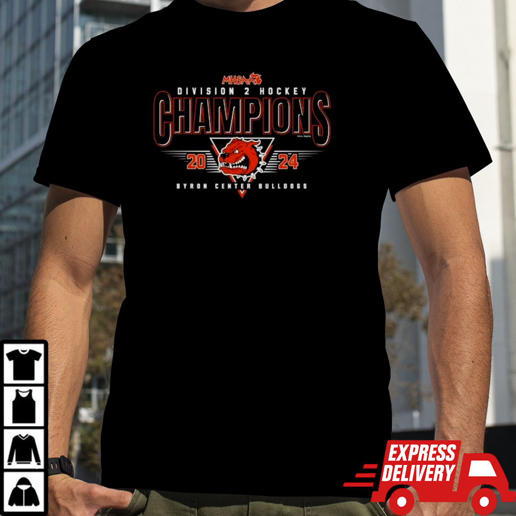 Byron Center Bulldogs 2024 MHSAA Hockey Division 2 Champions Shirt