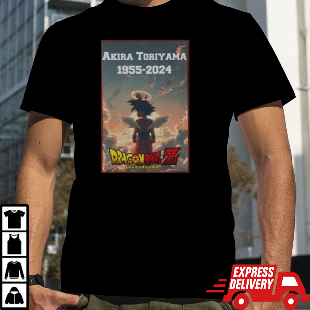 Goku Shirt RIP Akira Toriyama 1955 2024 Dragon Ball Z Shirt