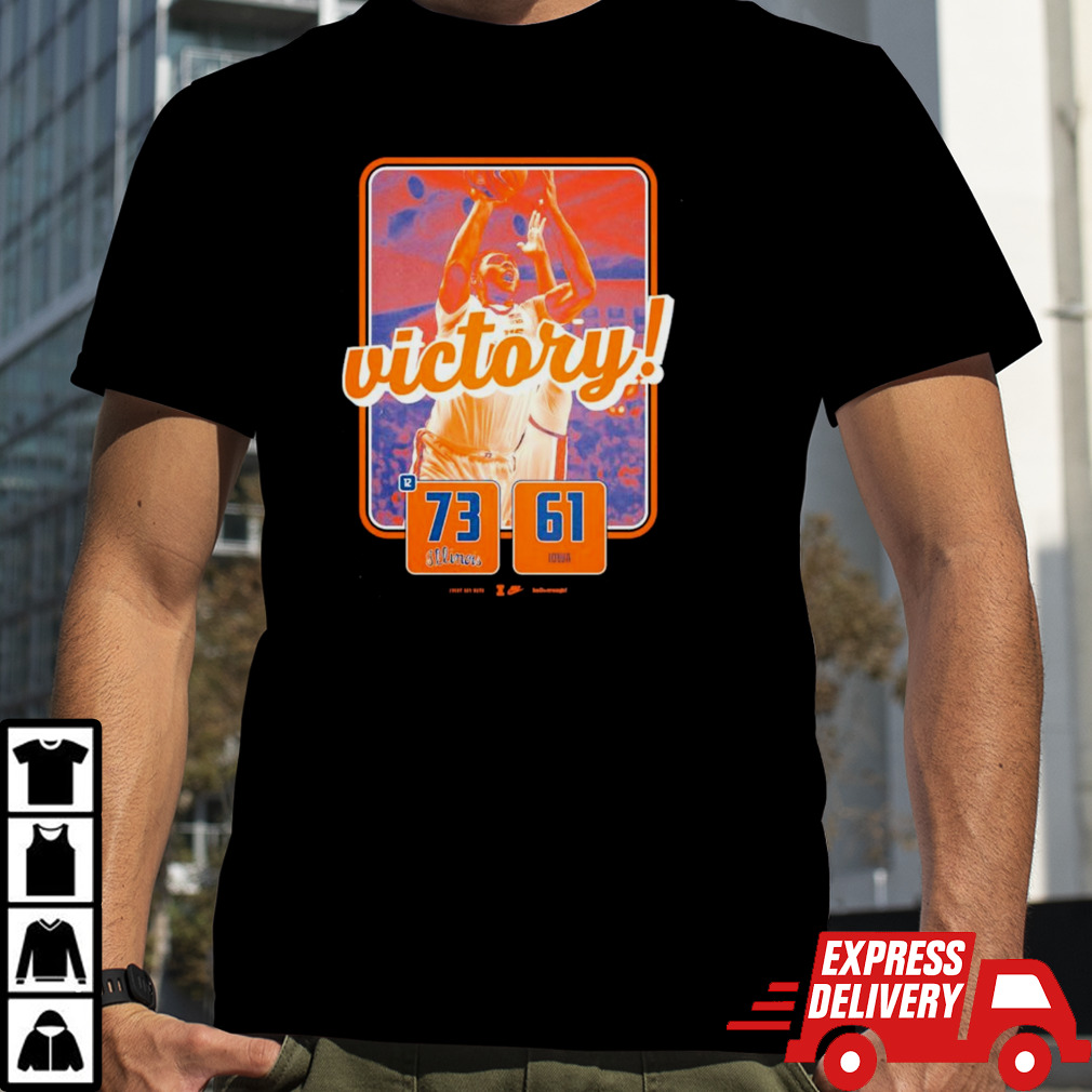 Illinois Fighting Illini men’s basketball Victory poster shirt