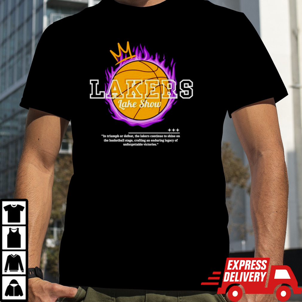 Los Angeles Lakers basketball lake show shirt