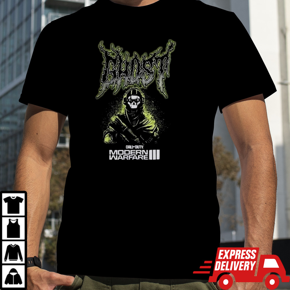 Modern Warfare III Ghost Metal T-shirt