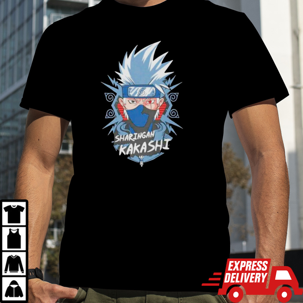 Naruto Sharingan Kakashi anime shirt