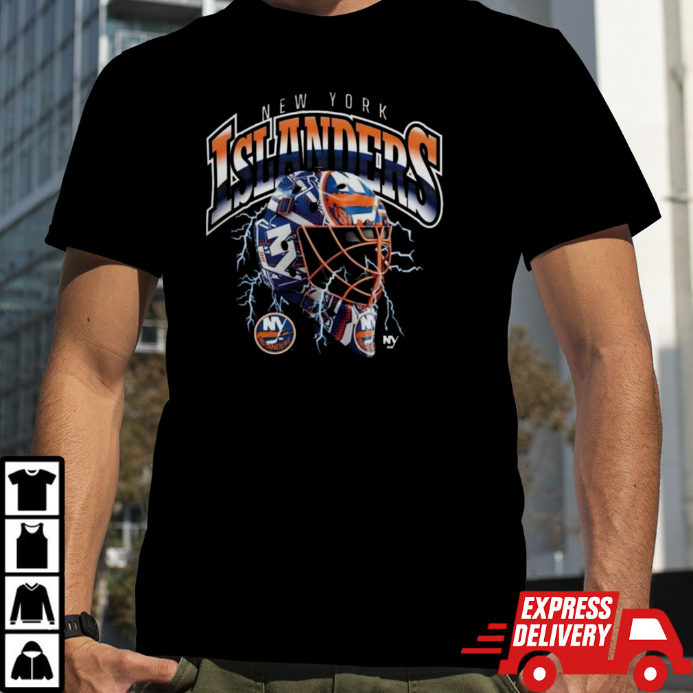 New York Islanders Crease Lightning T-Shirt