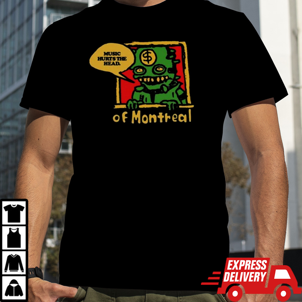 Of Montreal Music Hurts The Head Shirt