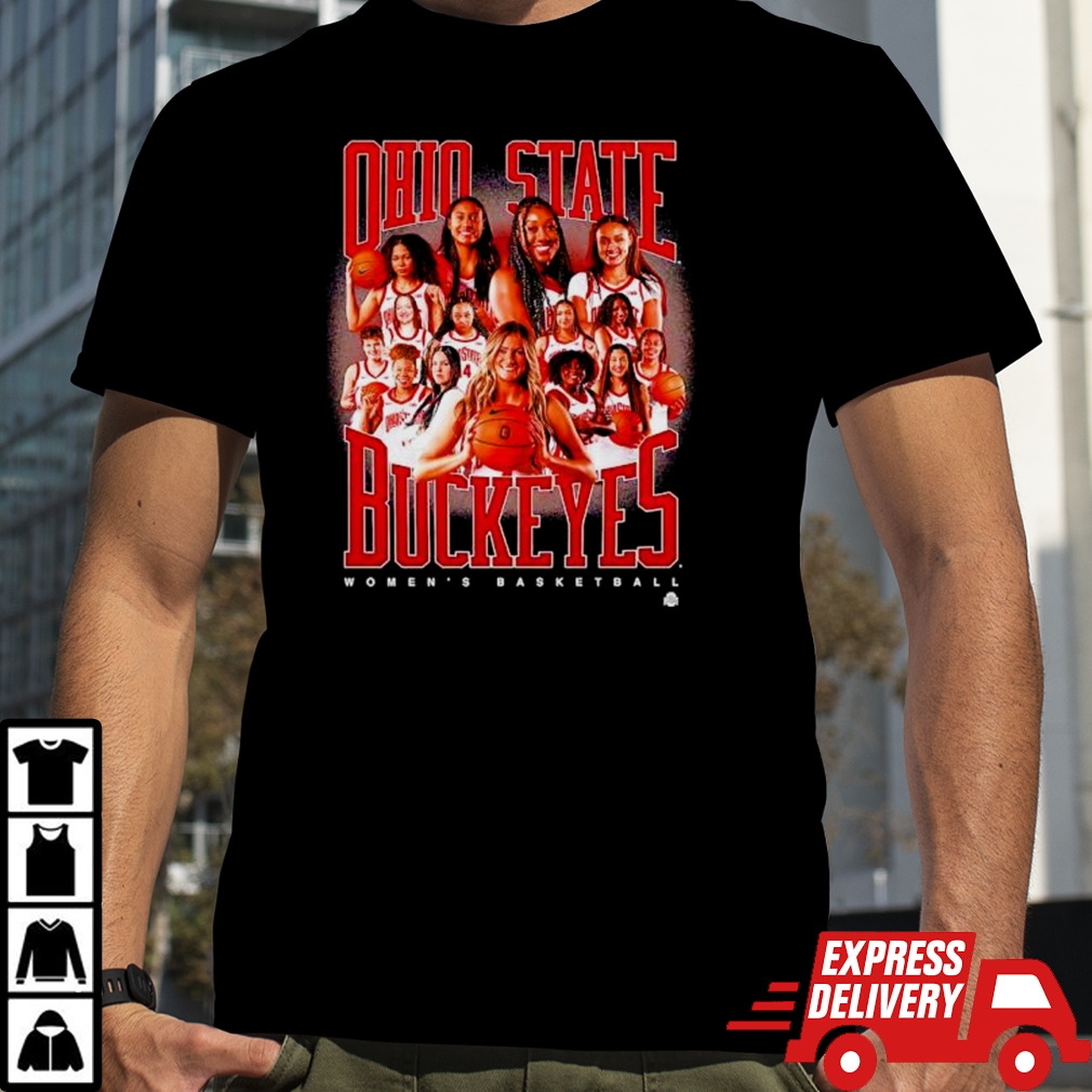 Ohio State Buckeyes Women’s Basketball Team Signature T Shirt