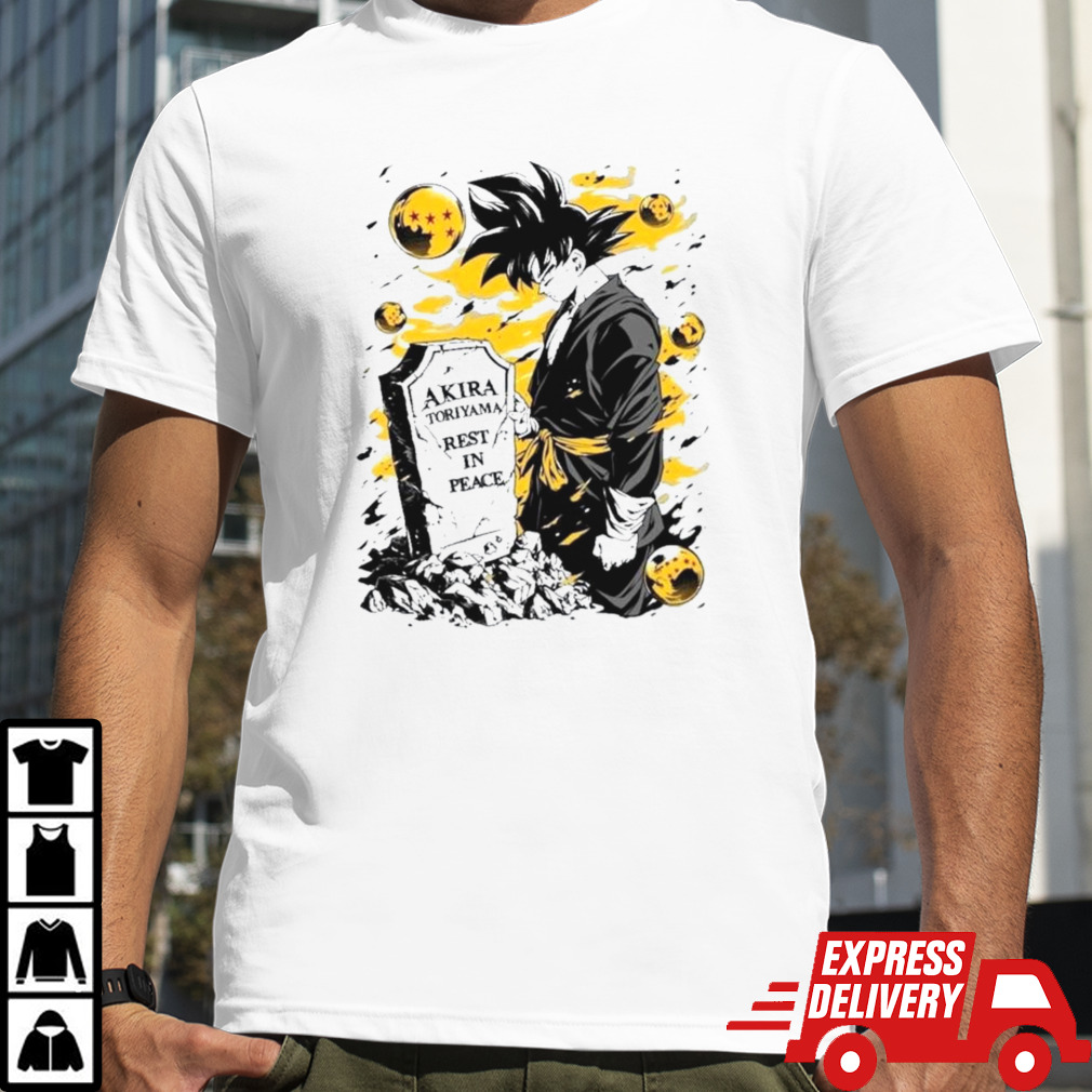 Akira Toriyama Dragon Ball Z Rest in peace shirt