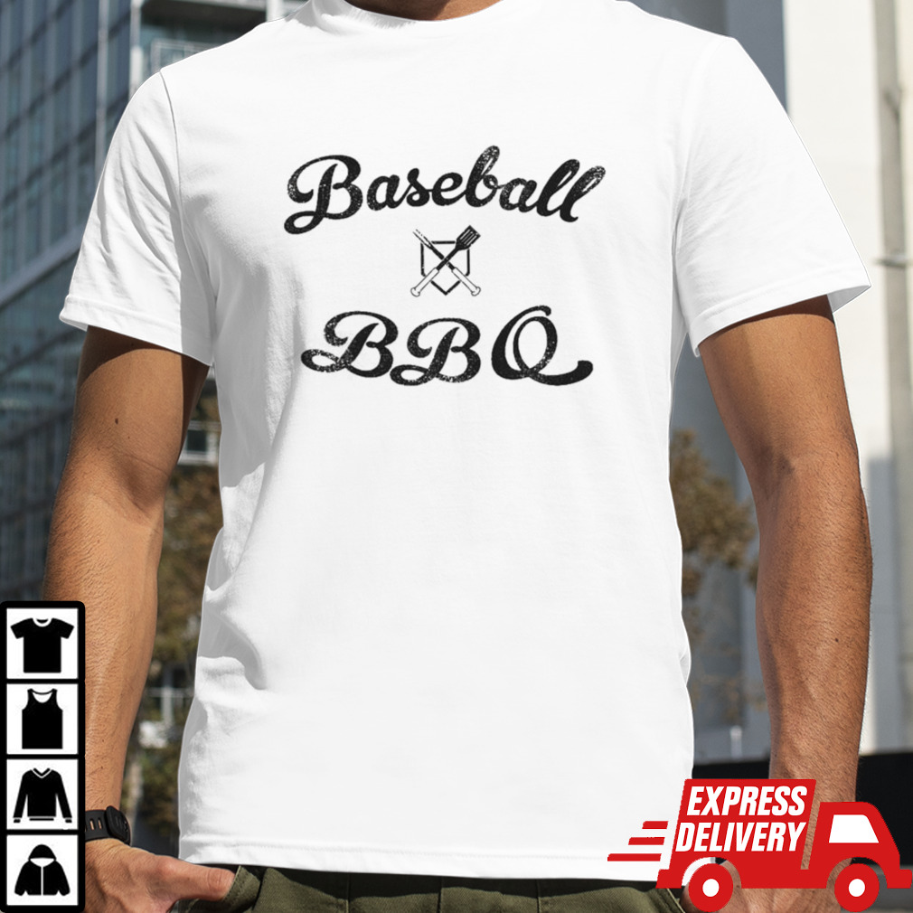 Baseball Bbq Logo T-shirt