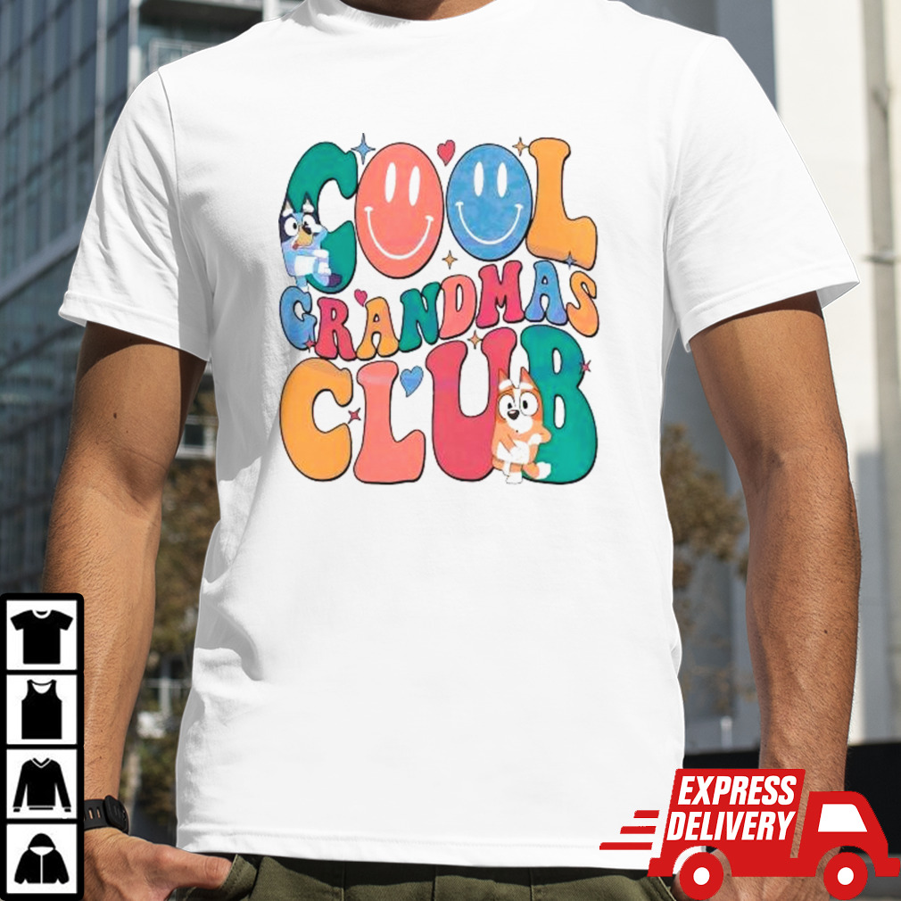 Bluey Cool Grandmas Club shirt