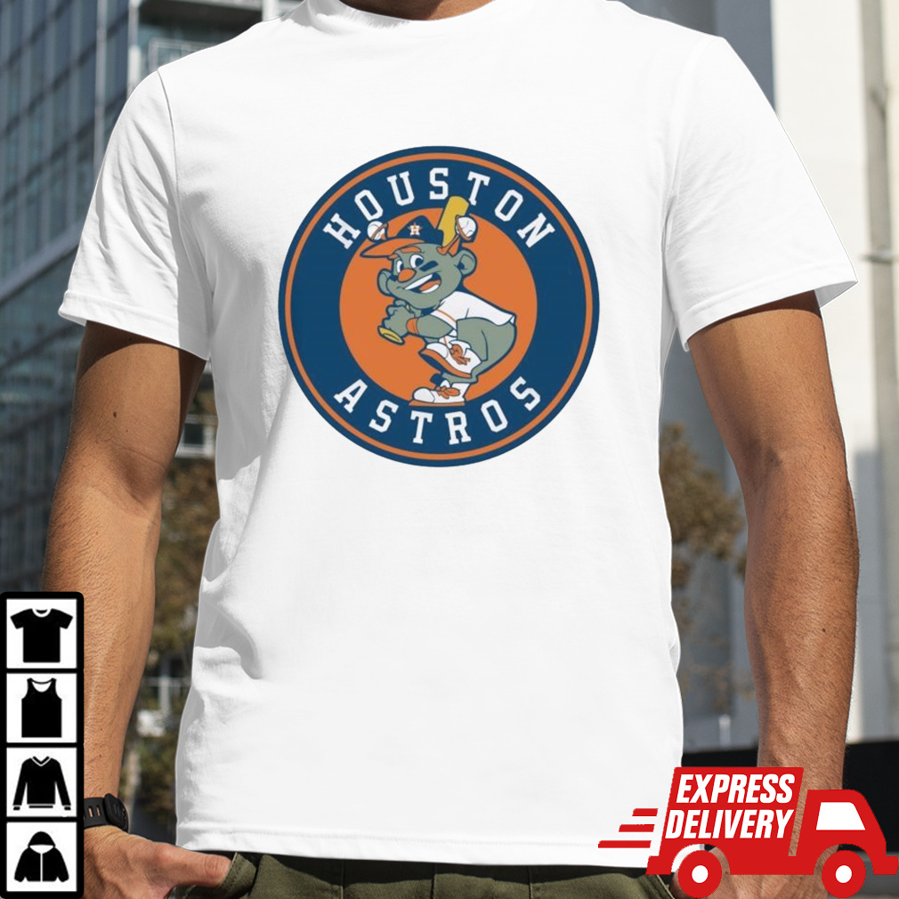 Houston Astros Circle New Logo Mascot Shirt