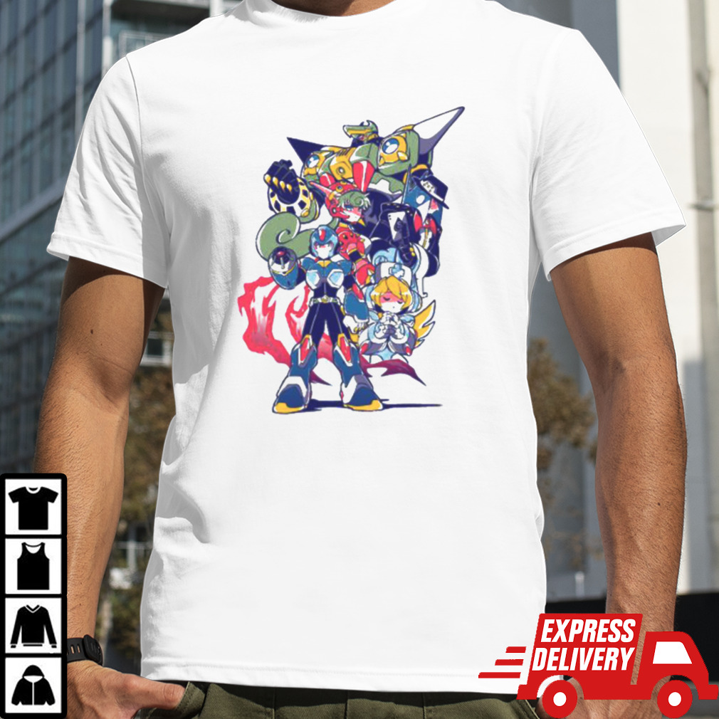 Mega Man New Armor X 2024 T shirt