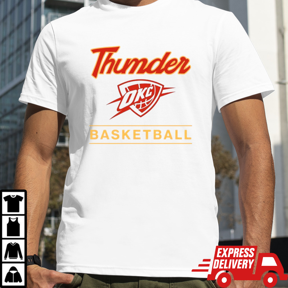 Okc Thunders Basketball Logo Nba Shirt