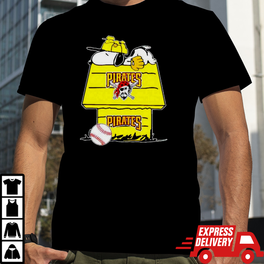 Pittsburgh Pirates Snoopy And Woodstock The Peanuts Baseball Shirt