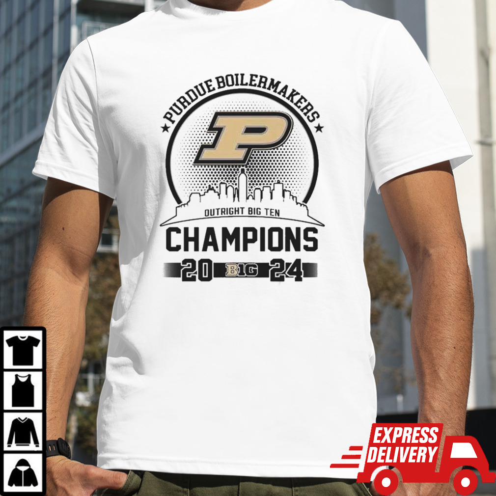 Purdue Boilermakers Outright Big Ten Champions Basketball 2024 Shirt