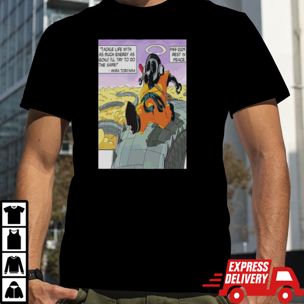 RIP Akira Toriyama 1955 2024 Dragon Ball Snake Way shirt