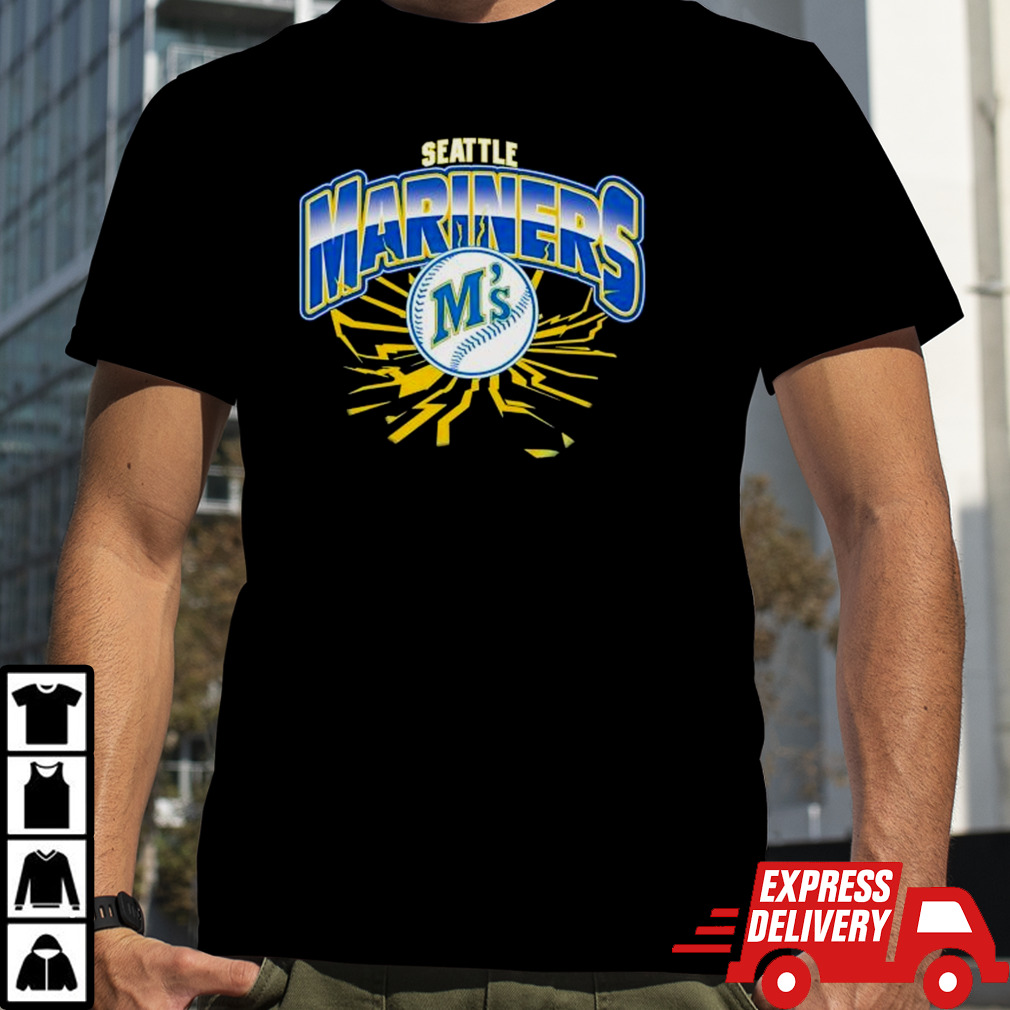 Seattle Mariners Earthquake Baseball Lightning shirt