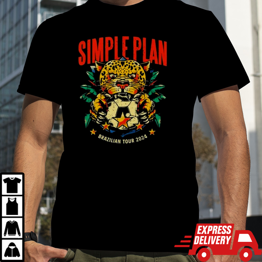 Simple Plan Brazilian Tour 2024 T-shirt