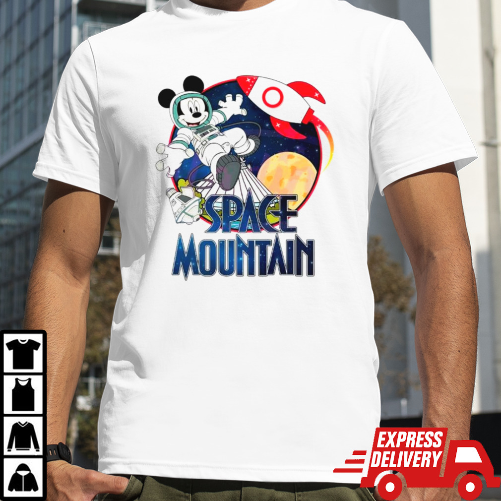 Space mountain mickey astronaut shirt